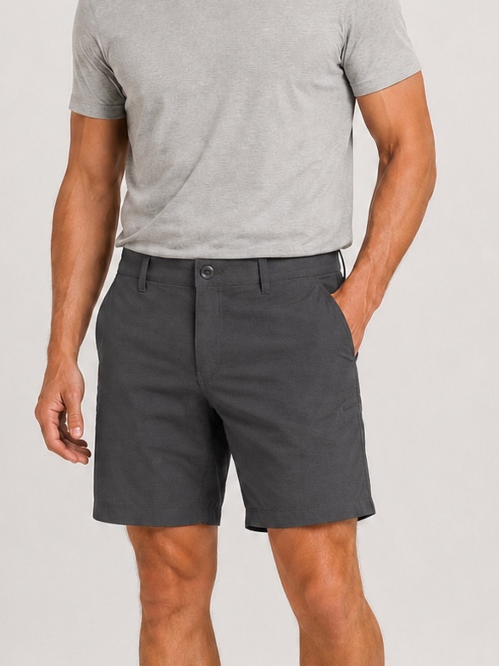 Mountain Hardwear Gray Ripstop Hiking Trail Shorts Men’s 33 Lightweight